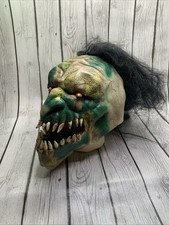 Realistic 1990's Terrifying Monster Mask Glowing Eyes, Sharp Teeth, Hand Painted