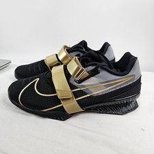 Nike Romaleos 4 Black Metallic Gold for Sale | Authenticity