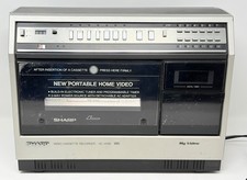Vintage Sharp VC-2250 My Video Portable VCR w/ BT-3300 