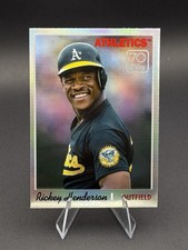 2021 Topps - Chrome 70 Years of Topps Baseball Rickey Henderson #70YTC-20
