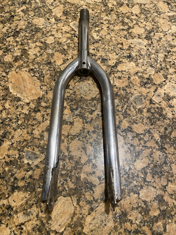 Vintage 90’s Old School BMX GT Powerlite Fork 1” Racing Freestyle Akisu 93 HTF