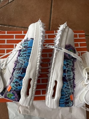 Nike Off-White x Air Force 1 SP Leather Mid Graffiti