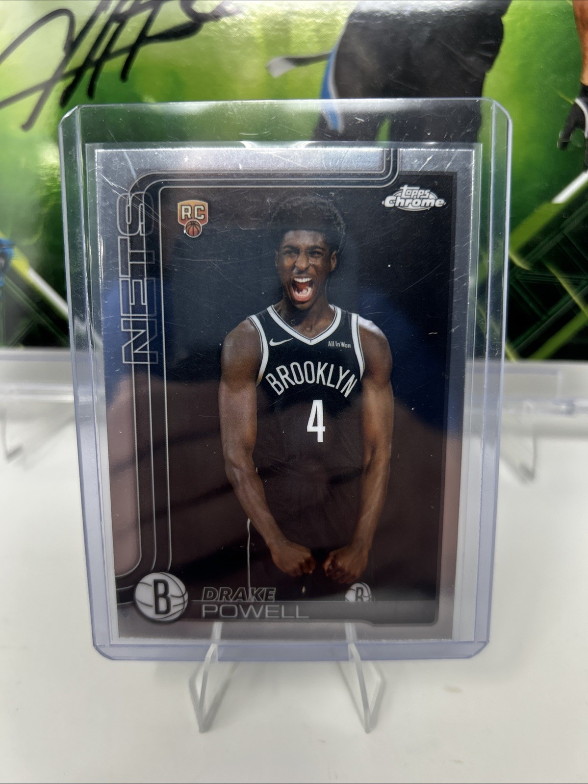 2025-26 Topps Chrome Drake Powell SP Rookie Variation Card #272 R37