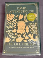 David Attenborough Signed The Life Trilogy Bo...