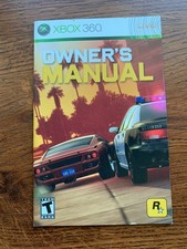Midnight Club Los Angeles XBOX 360 Instruction Manual Only
