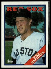 Wes Gardner *ROOKIE CARD* (RC) 1988 Topps #189. rookie card picture