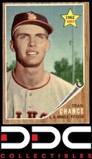 1962 Topps #194b Dean Chance Los Angeles Angels Very Good