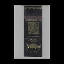 Matchbook Cover Fish Company Los Angeles CA
