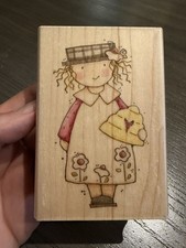 Wood-mounted rubber stamp from the "Image Tree" line by EK Success