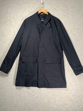 Hammond & Co Patrick Grant Workman Navy Mac Trench Coat Mens Large Debenhams