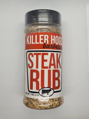 Killer Hogs Barbecue Steak Rub 11 oz | Championship Seasoning Mix Grill Smoker