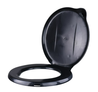Ozark Trail Snap-On Portable Outdoor Plastic Toilet Seat Cover