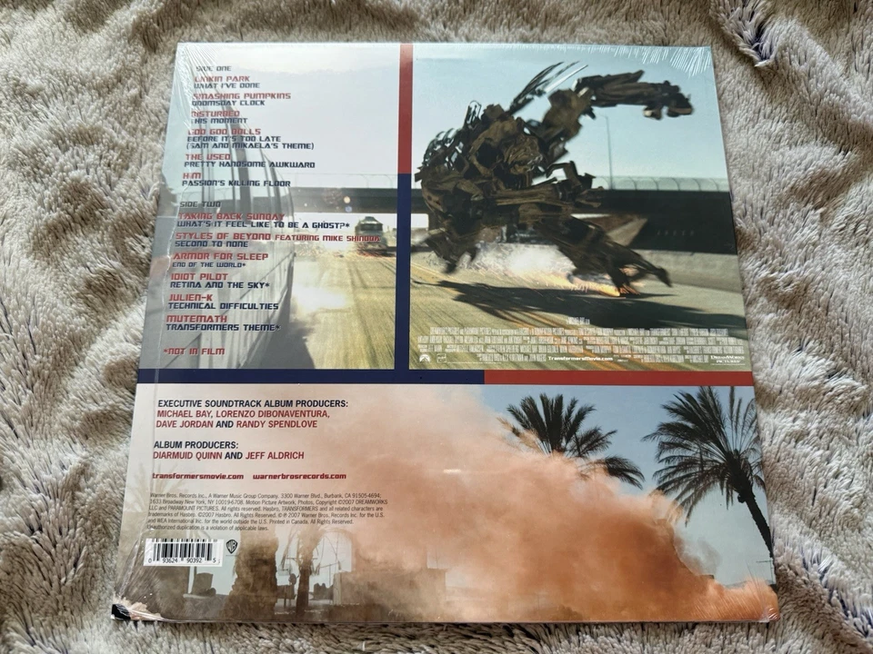 Various ‎– Transformers Soundtrack Purple Vinyl LP Rsd New Seal - Image 2 of 2