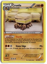 Crustle 85/149 Holo Rare Boundaries Crossed Pokemon Near Mint