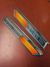 1970 Ford Truck Hood Emblems F250 Nice Chrome