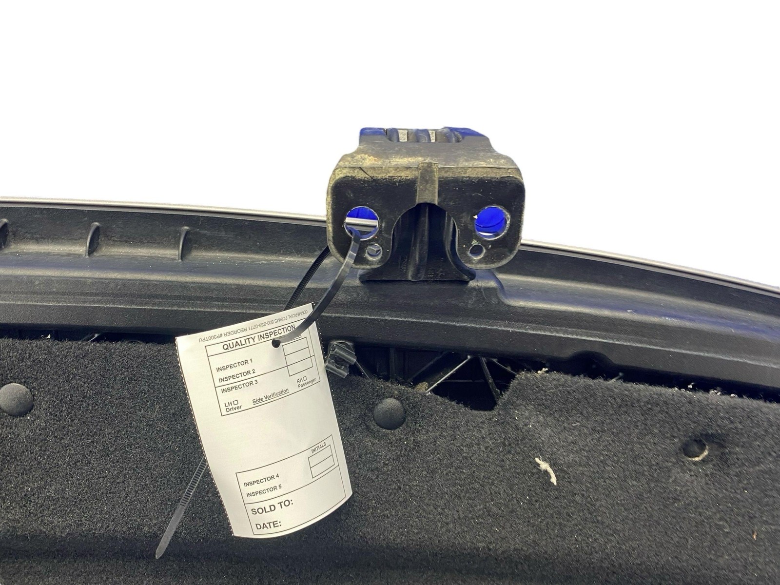 2006-2012 BENTLEY CONTINENTAL CONVERTIBLE REAR TRUNK TONNEAU COVER ASSEMBLY