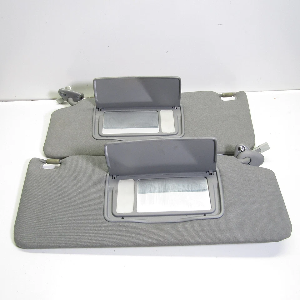 2007-2012 Acura MDX/RDX Left/Right Sun Visor Set Driver Passenger Gray OEM - Image 2 of 4