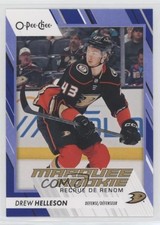 2023-24 O-Pee-Chee Marquee Rookie Blue Border Drew Helleson #579 e9p