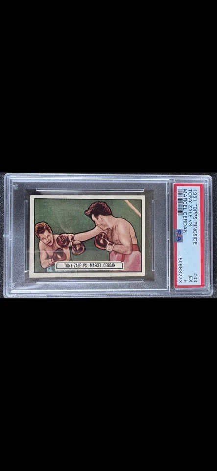 1951 Topps Ringside ZALE VS CERDAN SEPT. 21, 1948 #44 PSA EXCELLENT 5 - Image 3 of 4