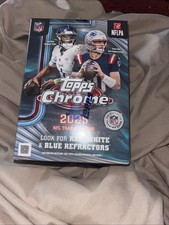 2025 Topps Chrome NFL Football Value Blaster Box Factory Sealed - NEW - IN HAND