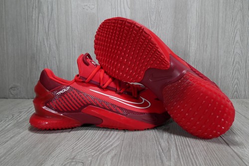 New Nike Force Zoom Trout 8 Turf Red Baseball Mens Size 10 DJ6522-616 - Picture 6 of 6