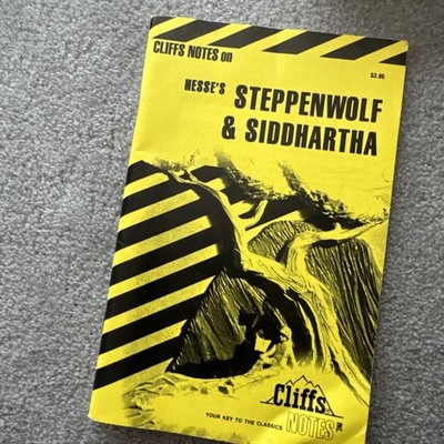 Cliffsnotes cliff Notes on Hesse's "Steppenwolf" & Siddhartha ...