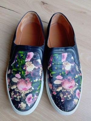 Givenchy Sneaker 41 Slipper Flower Schwarz Turnschuhe Schuhe Edition