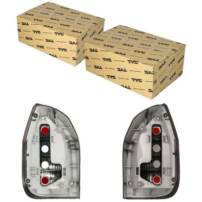 2x TYC Heckleuchte Rückleuchte L+R für ZAFIRA A 04.99-06.05 OPEL