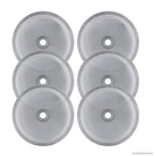 French Press Replacement Filter 12 oz Stainless Steel Mesh 6 Pack Screens for