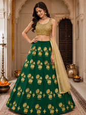 Indian Lahenga Choli Heavy Lengha Party Wear Wedding Navratri Traditional Bridal