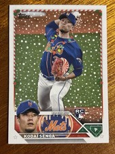 Kodai Senga 2023 Topps Holiday - Variation SP #H198 (RC) X-Mas lights 💡💡 
