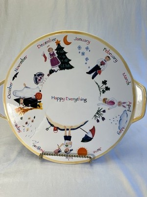 Happy Everything LG Platter Each Month Depicting Picture For Event Month Pre-own