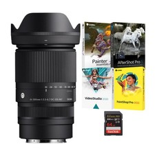 Sigma 16-300mm F3.5-6.7 DC OS Contemporary Lens Sony E-Mount Bundle Zoom