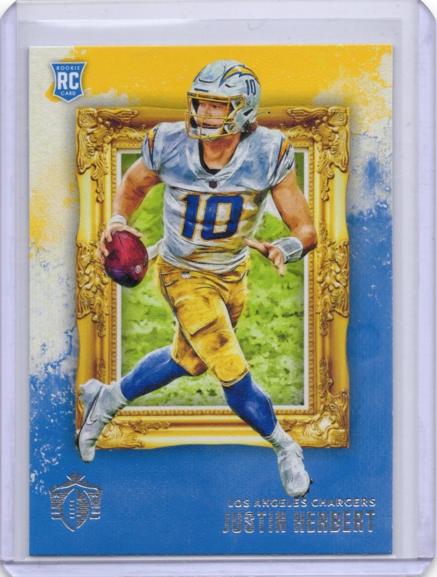 2020 Chronicles Gridiron Kings Justin Herbert #GK-3 ROOKIE CARD