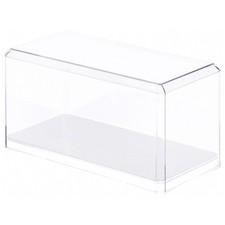 Pioneer Plastics Clear Case for 1:24 Scale Cars Mirrored , 9" x 4.125" x 4.375"