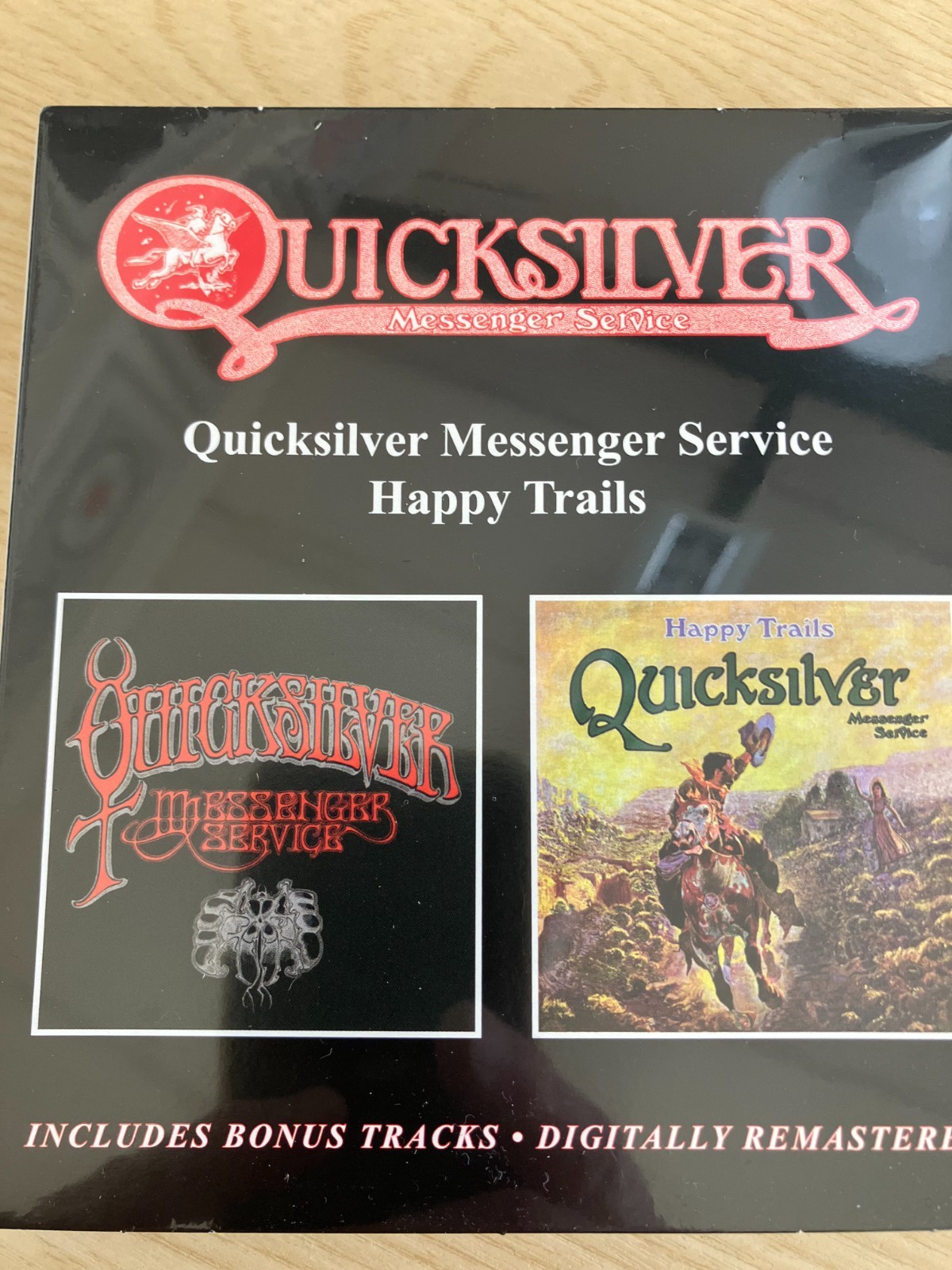 QUICKSILVER MESSENGER SERVICE.  Quicksilver / Happy Trails
