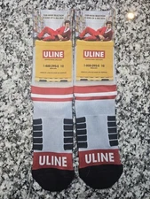 Uline Novelty Socks Ebay 1/1 Ron Burgundy Mens Size 8-12 Women's 8.5-13.5