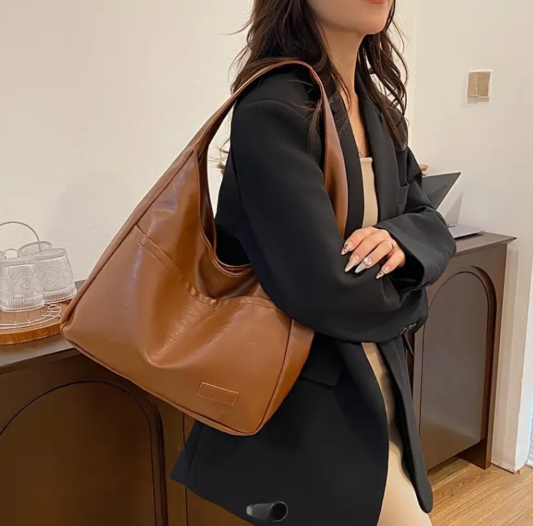 Hobo Bags for Women, Soft Foldable Shoulder Handbag, Stylish
