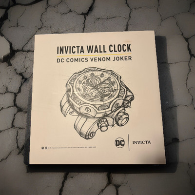 Invicta Venom Joker Wall Clock 