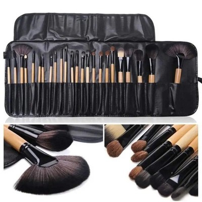 24-Piece Makeup Brush Set | Professional Brushes & Gift Bag |
