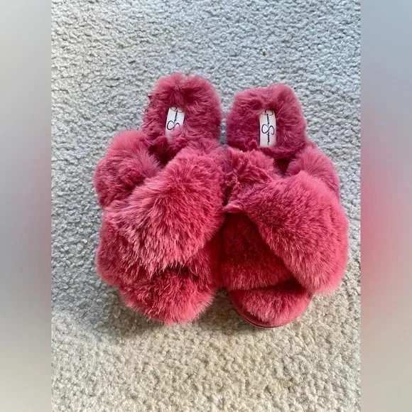 Jessica Simpson Zapatos Esponjosos Interior/Exterior 7-8 Granate Foto 2 de 4