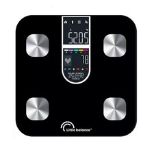 Little Balance Impédancemètre Connecté 180kg/50gr Noir 8838