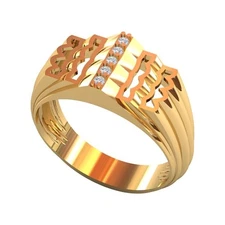 5 pcs  Men's Ring Wax patterns for lost wax casting jewelry /injection wax_0823