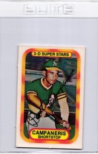 1977 Kellogg's 3-D Super Stars #2 Bert Campaneris Texas Rangers