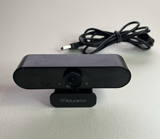 Aluratek - 1080 HD Webcam camera with Microphone - Black - AWC03F