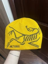Arc'teryx Bird Head Toque Beanie – Yellow Wool Winter Hat Unisex Warm Knit NWT