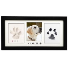 Paw Print Frame Kit,Dog/Cat Paw Print Kit,Soft Pawprint Clay Clean Touch Ink ...