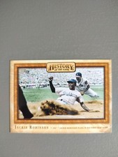 Jackie Robinson 2010 Topps History of the Game HOTG15 Dodgers HOF (JGA)