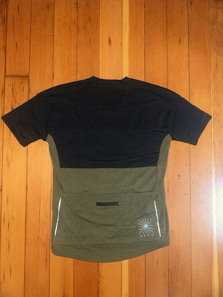 Camisa Giro Trail Pequeña Mujer Mezcla Merino Ciclismo Mtb Bicicleta Jersey Bolsillo Cremallera Foto 2 de 4