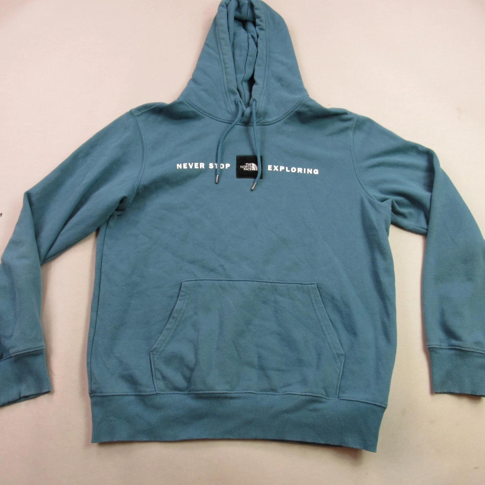 North Face Hoodie Mens Medium Long Sleeve Hooded Pullover Pockets